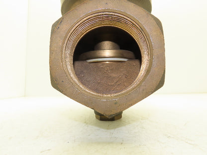 Parker 7742-032 Gold Ring Bronze Globe Valve 3"NPT 120V Solenoid Operated