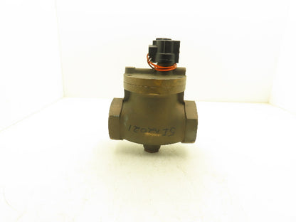 Parker 7742-032 Gold Ring Bronze Globe Valve 3"NPT 120V Solenoid Operated