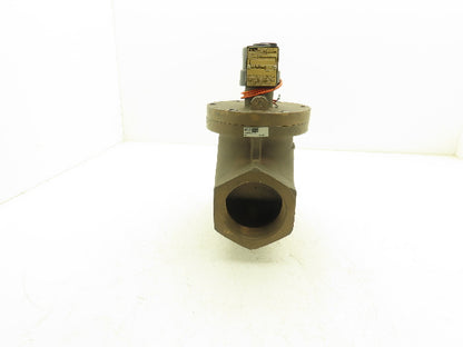 Parker 7742-032 Gold Ring Bronze Globe Valve 3"NPT 120V Solenoid Operated