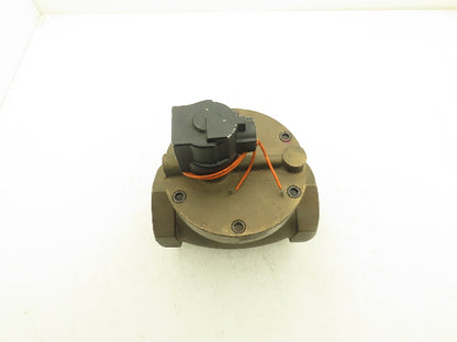 Parker 7742-032 Gold Ring Bronze Globe Valve 3"NPT 120V Solenoid Operated