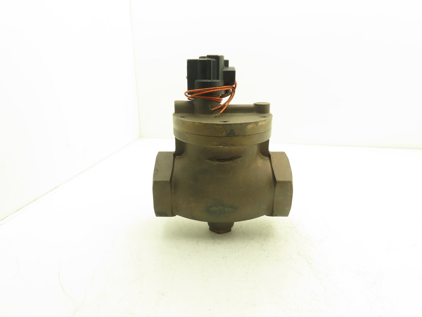 Parker 7742-032 Gold Ring Bronze Globe Valve 3"NPT 120V Solenoid Operated