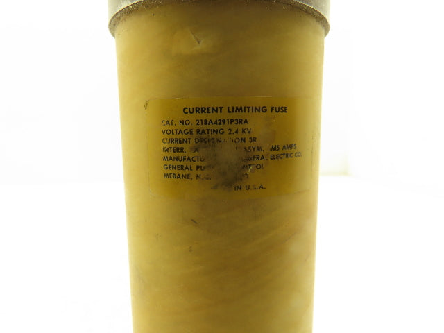 GE General Electric 218A4291P3RA Current Limiting Fuse 2.4kV 80kA 3R 2400V 12"L