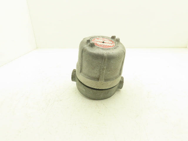 Mercoid Control EMS46 Mercury Pressure Switch 120/240V Hazardous Loc -No Lever