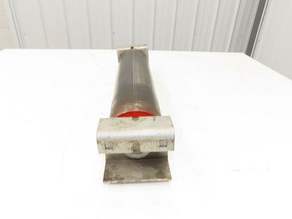 Automotion 4"Crowned Tail Pulley for 24" Roller Conveyor 21.5"BF 8" Belt Drive