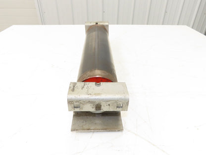 Automotion 4"Crowned Tail Pulley for 24" Roller Conveyor 21.5"BF 8" Belt Drive