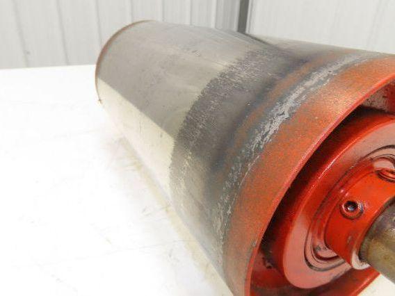 Automotion 5"x 10.5" Crowned Take-up Pulley 24" Roller Conveyor 21.5"BF 8" Belt