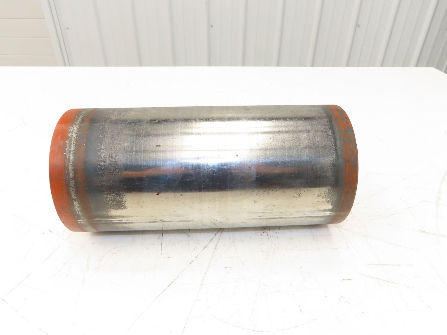 Automotion 5"x 10.5" Crowned Take-up Pulley 24" Roller Conveyor 21.5"BF 8" Belt