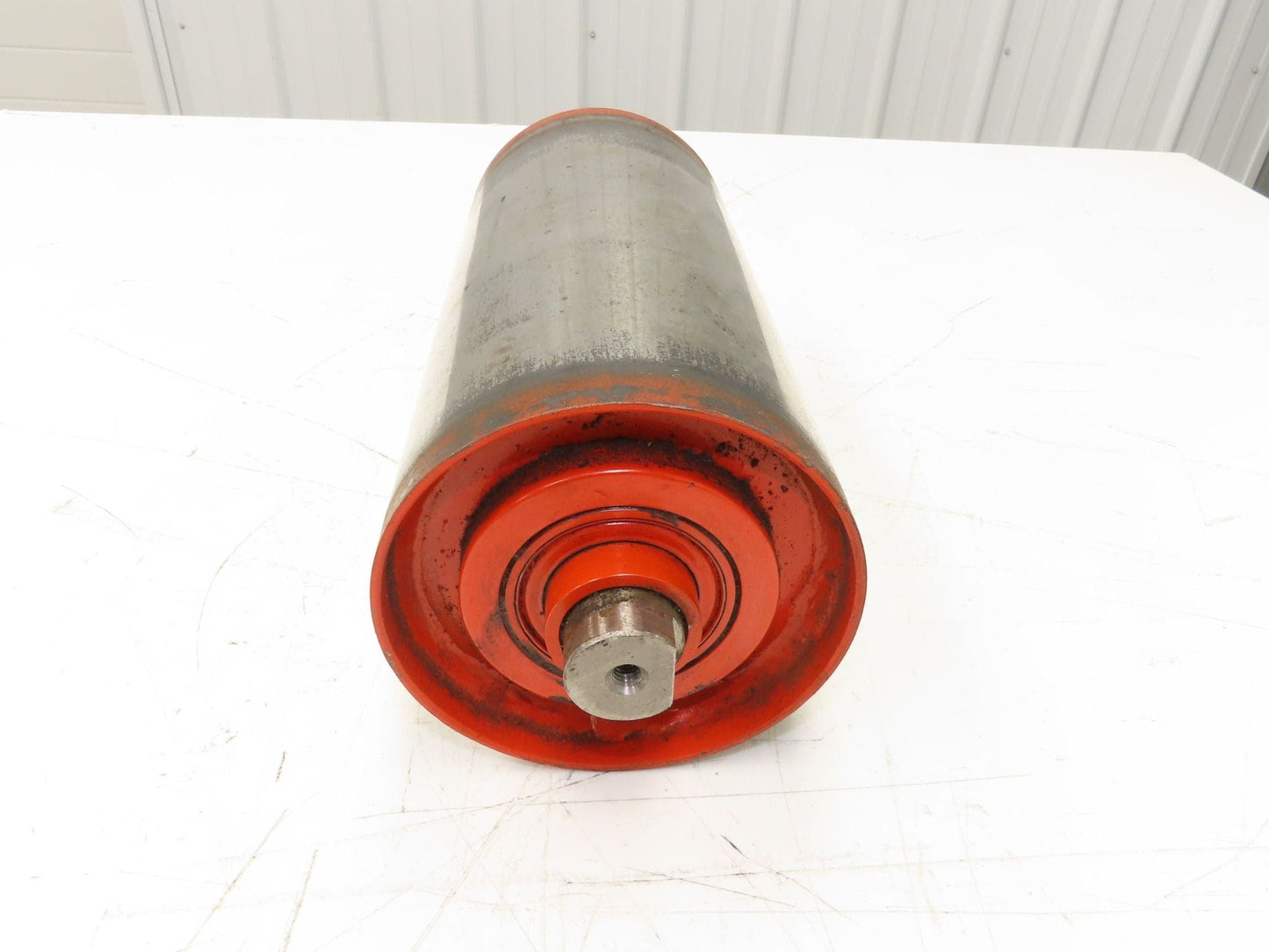 Automotion 5"x 10.5" Crowned Take-up Pulley 24" Roller Conveyor 21.5"BF 8" Belt