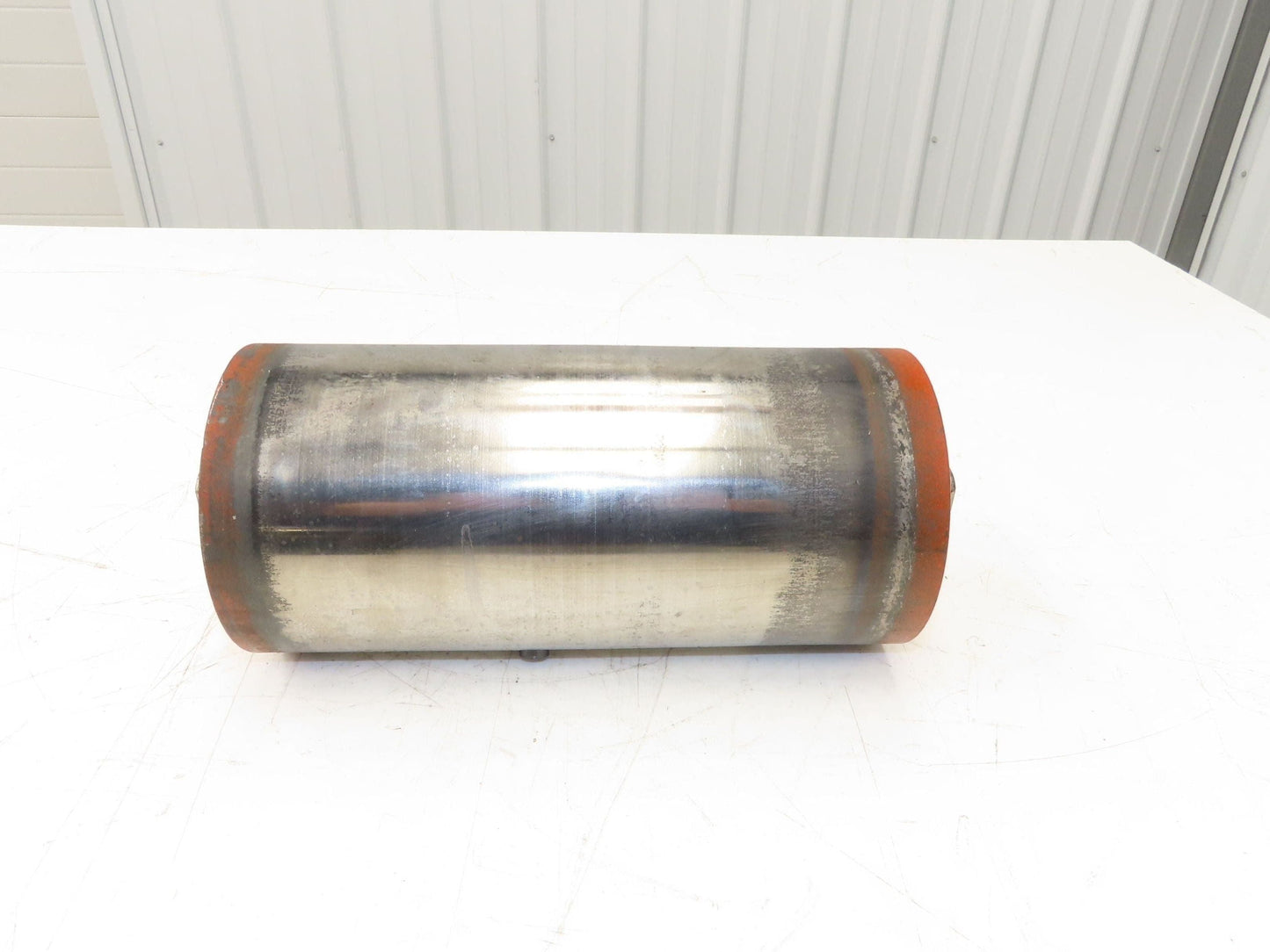 Automotion 5"x 10.5" Crowned Take-up Pulley 24" Roller Conveyor 21.5"BF 8" Belt