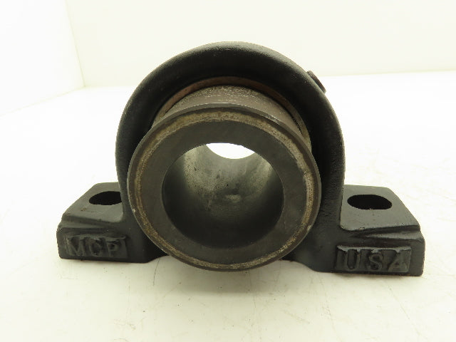 Metcar Pillow Block Self Lubricating Bearing 1.95" Bore 3.5" Long