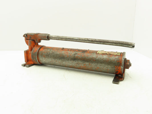 Enerpac P-80 Hydraulic Hand Pump 10,000 PSI 2 Stage