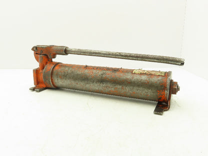 Enerpac P-80 Hydraulic Hand Pump 10,000 PSI 2 Stage