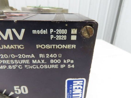 Jamesbury 4" Flanged Ball Valve Pneumatic Air Actuator w/Positioner