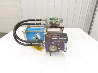 Jamesbury 4" Flanged Ball Valve Pneumatic Air Actuator w/Positioner