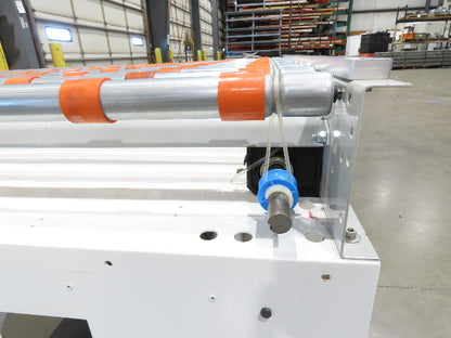 Roach 44"x 6' Live Roller Conveyor 41"BF Line Shaft O-Ring Drive 460V 3PH 106fpm