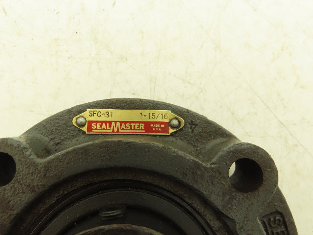SealMaster SFC-31 Flange Block Bearing 1-15/16" Bore 4-Bolt