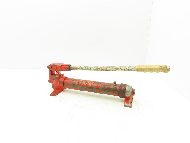 Hydraulic Hand Pump Unknown Tonnage Single Stage