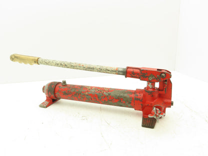 Hydraulic Hand Pump Unknown Tonnage Single Stage