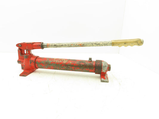 Hydraulic Hand Pump Unknown Tonnage Single Stage
