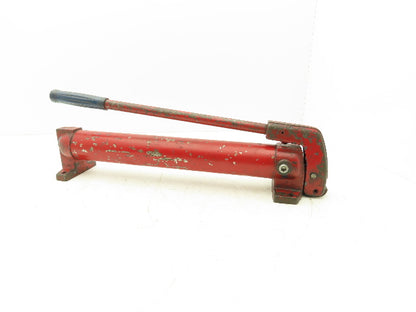 Hydraulic Hand Pump Unknown Tonnage Single Stage