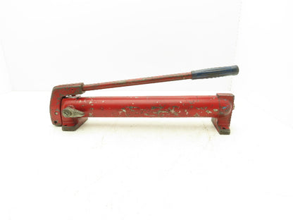 Hydraulic Hand Pump Unknown Tonnage Single Stage