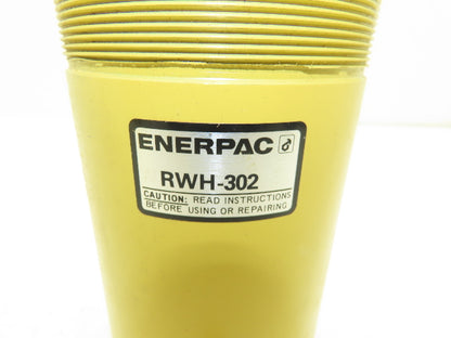 Enerpac RWH302 Hydraulic Holl-O-Cylinder 3 Ton 2.49" Stroke Hollow Plunger