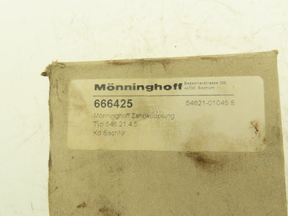 Monninghoff 546.21.4.5 Electromagnetic Tooth Clutch 24VDC 25mm Bore