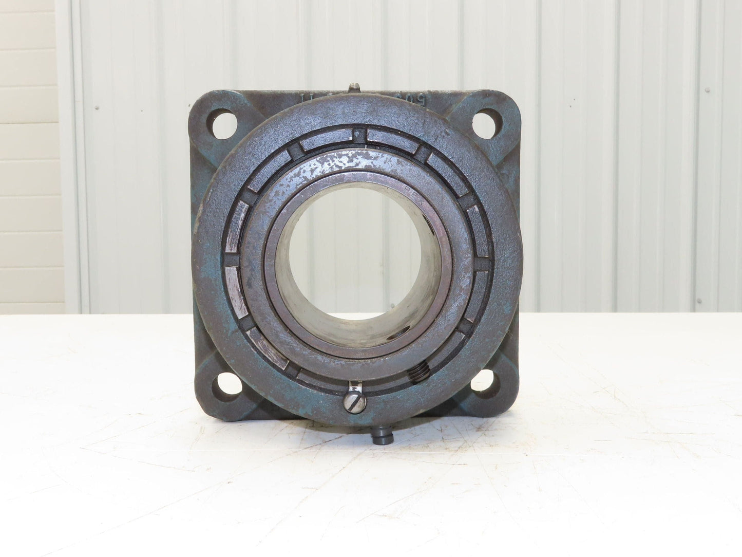 Rex Rexnord ZB-2308 Flange Block Bearing Self-Aligning 3-1/2" Bore 4-Bolt