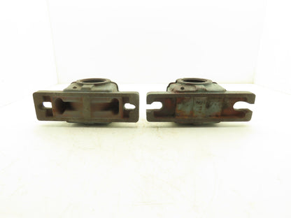 SKF SAF 515 Split Pillow Block Bearing 4-Bolt Housing Base Lot of 2 *NO INSERT