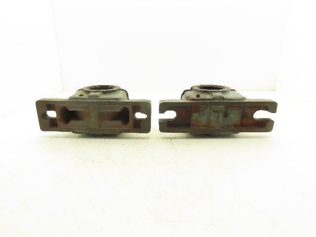 SKF SAF 515 Split Pillow Block Bearing 4-Bolt Housing Base Lot of 2 *NO INSERT