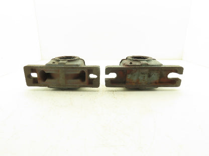 SKF SAF 515 Split Pillow Block Bearing 4-Bolt Housing Base Lot of 2 *NO INSERT