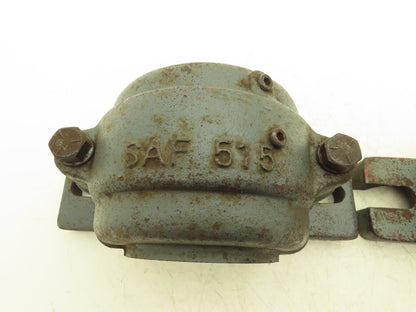 SKF SAF 515 Split Pillow Block Bearing 4-Bolt Housing Base Lot of 2 *NO INSERT