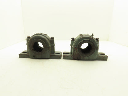 SKF SAF 515 Split Pillow Block Bearing 4-Bolt Housing Base Lot of 2 *NO INSERT