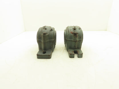 SKF SAF 515 Split Pillow Block Bearing 4-Bolt Housing Base Lot of 2 *NO INSERT