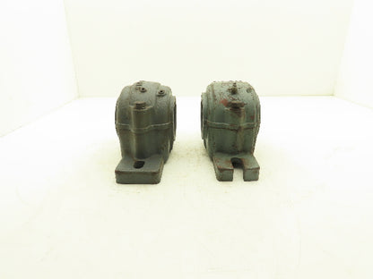 SKF SAF 515 Split Pillow Block Bearing 4-Bolt Housing Base Lot of 2 *NO INSERT
