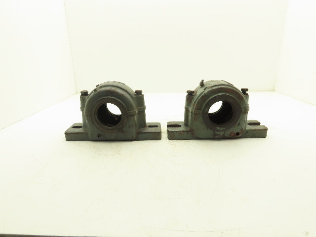 SKF SAF 515 Split Pillow Block Bearing 4-Bolt Housing Base Lot of 2 *NO INSERT