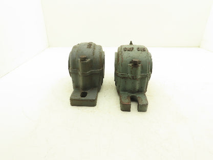 SKF SAF 515 Split Pillow Block Bearing 4-Bolt Housing Base Lot of 2 *NO INSERT