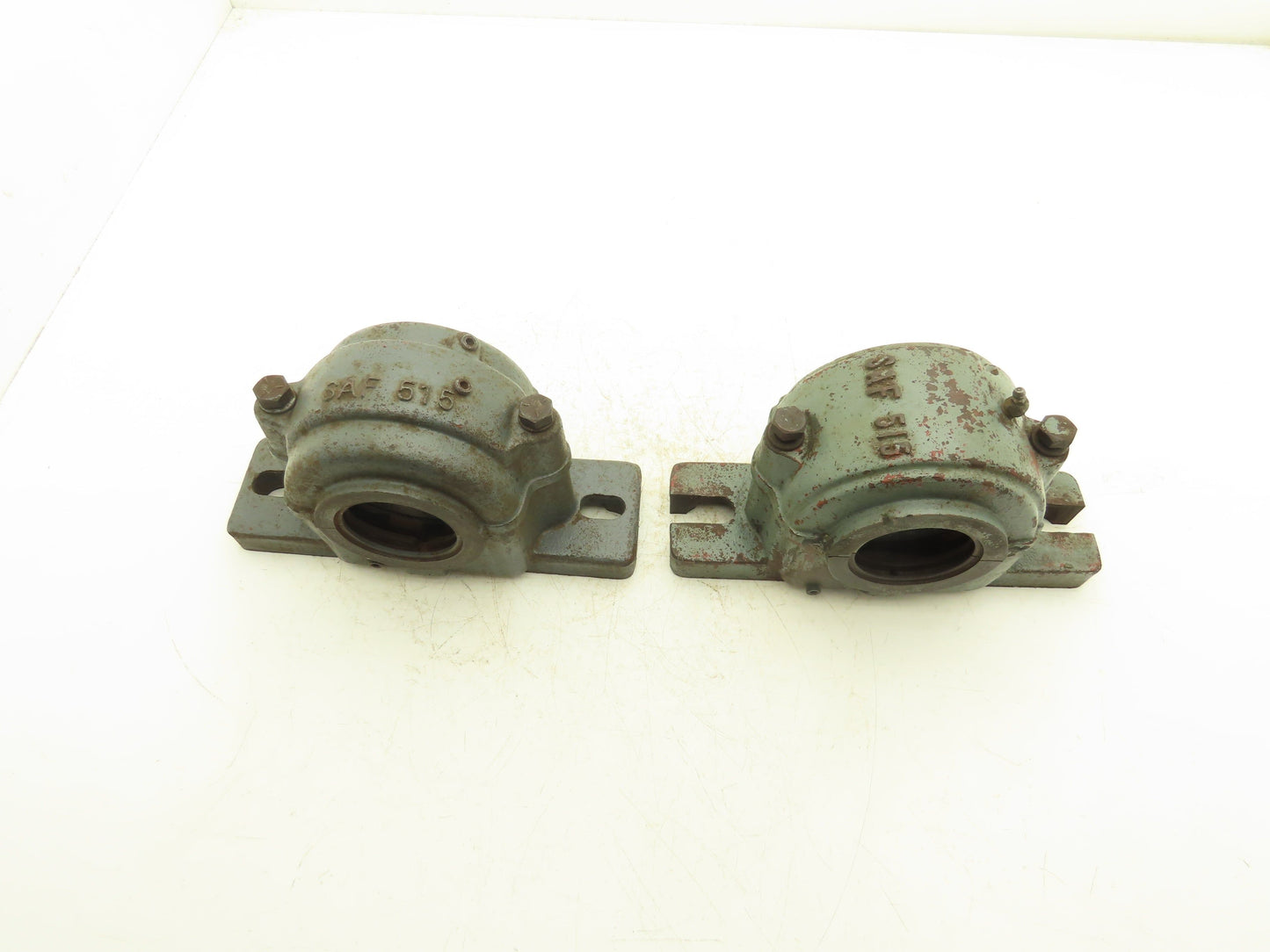SKF SAF 515 Split Pillow Block Bearing 4-Bolt Housing Base Lot of 2 *NO INSERT