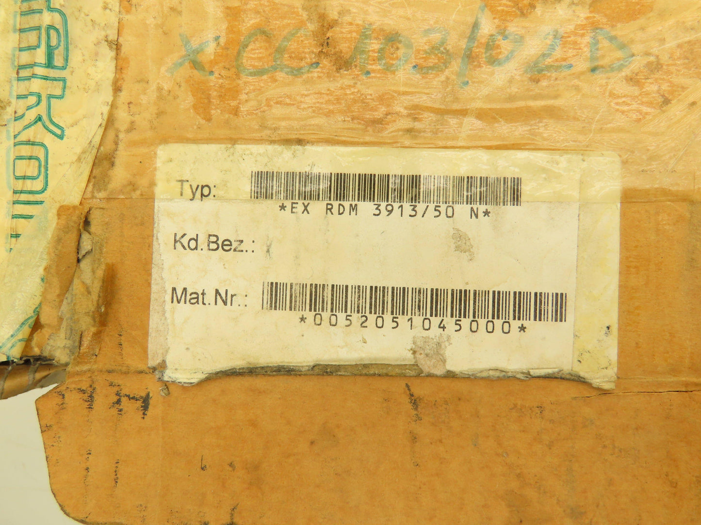 Berger Lahr ExRDM 3913/50N Stepper Motor 1.6A 325V 3PH