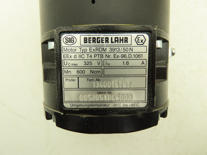 Berger Lahr ExRDM 3913/50N Stepper Motor 1.6A 325V 3PH