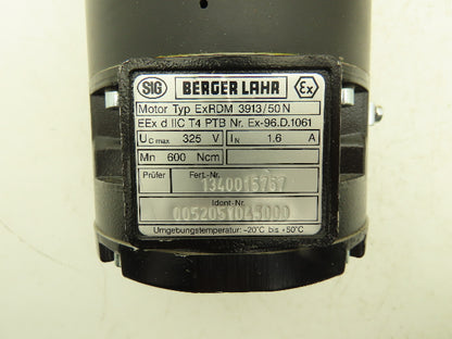Berger Lahr ExRDM 3913/50N Stepper Motor 1.6A 325V 3PH