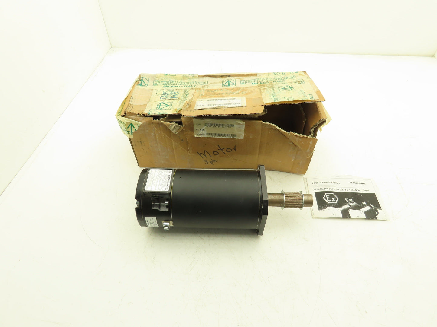 Berger Lahr ExRDM 3913/50N Stepper Motor 1.6A 325V 3PH