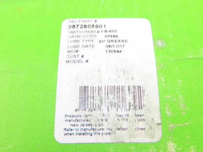 Smith Bearing FS-400 Cam Follower 4" Roller Dia 2.25" Roller Width 1.25"-12 Stud