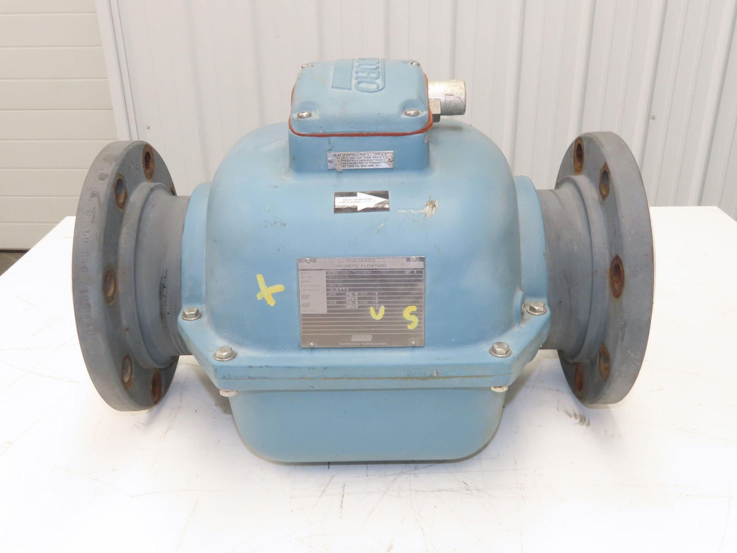 Foxboro 8306-SABA-TSJ-GFNA Magnetic Flow Meter 6" Flow Tube 8300 Series 316 SST