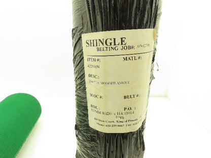 Shingle Belting 2G8/PF10 Green Grip-Top Conveyor Belt 520mm x 1140mm Spliced