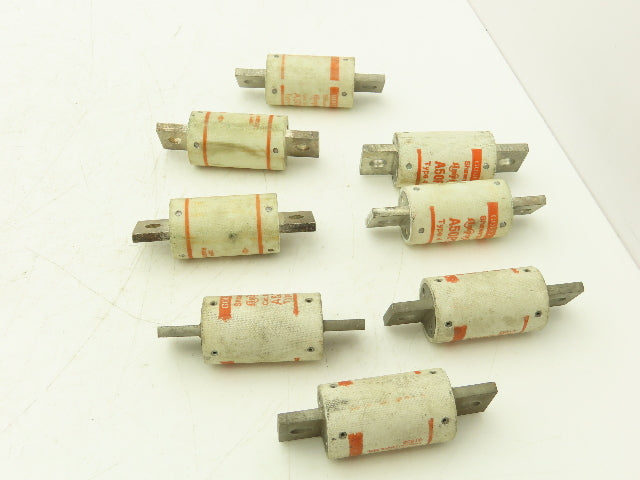Gould Shawmut A50P200 Type 4 Fuse 200 AMP and 125 AMP 500 Volts Mixed Lot of 8