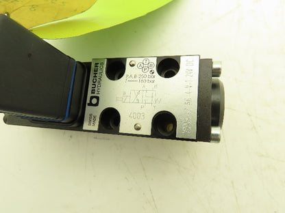 Bucher WEDA-42-AG-4-V-1 Hydraulic Directional Control Solenoid Valve 4/2 24VDC