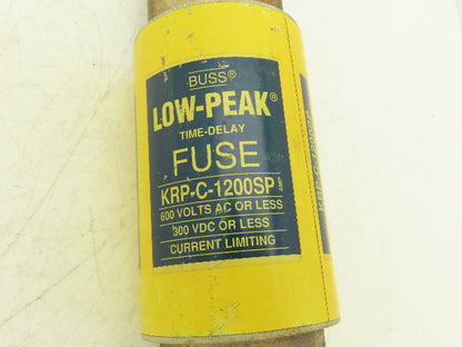 Cooper Bussmann Inc KRP-C-1200SP Fuse 1200 A 600 VAC 300 VDC Low Peak Time Delay