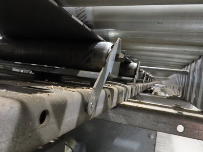 Automotion 24"x 45' Belt Drive Zero Pressure Roller Conveyor 460V Center Drive