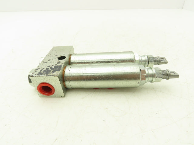 Lincoln 87349-2 Two Grease Injector Assembly Centro-Matic 750-1000psi 3/8 NPTF